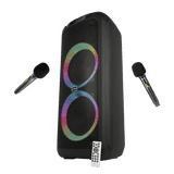 Zebronics Zeb Thump 10 Party Speaker with Dual Wireless Mic | 200W | Black