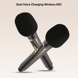 Zebronics Zeb Thump 10 Party Speaker with Dual Wireless Mic | 200W | Black