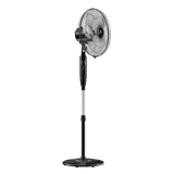 Havells Trendy Metallic Pedestal Fan | 400 mm | Black