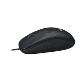 Logitech M100r Wired USB Mouse | Black