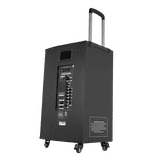 Zebronics Zeb Metal Pro Trolley DJ Speaker | 150 W | Black | 2X15L1