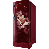 Samsung Direct Cool Single Door Refrigerator | 3 Star | 183 L | Midnight Blossom Red | RR20H2823RZ/NL