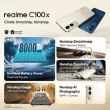 realme C100x | 4GB | 64GB | Deepblue Tide