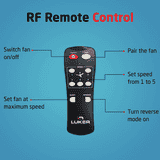 Luker Florence RMT Ceiling Fan |1320 mm | Hazenut