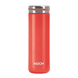 Milton Shiny 300 Thermosteel Water Bottle | Leak Proof Lid | Multicolour