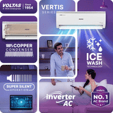 Voltas Inverter Split AC | 1 Ton | 3 Star| White | 123INV Vertis Elite
