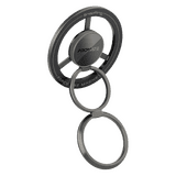 Promate Magnetic Ring Phone Holder | Multi-Angle 360° Rotation | Foldable Design | SnapRing Black