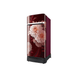 Samsung Direct Cool Single Door Refrigerator | 189 L | 5 Star | Begonia Red | RR21H2H25BR/HL