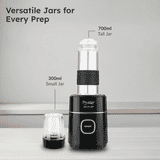 Prestige Nutri Jet Blender 450 W | 2 Jar | Black