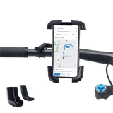 Promate Bike Phone Holder | 360 Degree Phone Mount Holder | Black | BikeMount-2