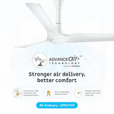 Atomberg Aris Gladius BLDC Ceiling Fan | 1200mm | Pearl White
