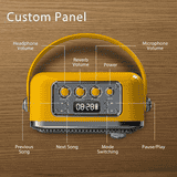 iGear Classic Portable Bluetooth Speaker With Wireless Mic | 50 W | Yellow
