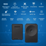 Samsung Music Studio 7 Wireless Bluetooth Speaker | 150 W | Black | HW-LS70H/XL