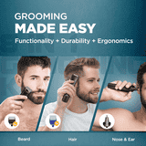 Havells 8 in 1 Digital Grooming kit | Black | GS7608