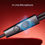 boAt BassHeads 85 Wired Earphone | Bold Black