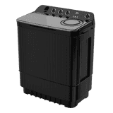 Haier Noida Semi Automatic Washing Machine | 14 Kg | Black | HTW140-196BK