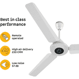 Atomberg Efficio Prime BLDC Ceiling Fan | 1200mm | Gloss White