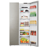 Haier Frost Free Inverter Side by Side Refrigerator | 3 Star | 540 L | Fusion steel | HRS-615FS