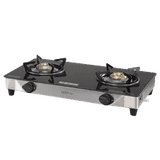 Usha Ebony Neo Cook Top | 2 Burner | Gas Stove | Black | GS2 003