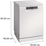 Bosch Free Standing Dishwasher | White | SMS6ZCW37Q