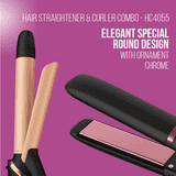 Havells Hair Straightener and Curler Combo | HC4055