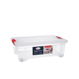 Asian Regal Roller Storage Box | 20 L | Transparent