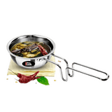 Milton Triply Stainless Tadka Pan | 370 ml | 12 cm | Silver