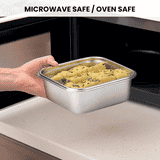 Milton Modulo Steel Rectangular Container 2300 | Silver