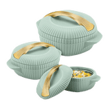 Milton Oyster Reg Set Insulated Casserole | Easy to Carry | Multicolor