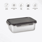 Milton Modulo Steel Rectangular Container 1300 | Silver