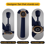 Atomberg Studio Nexus Smart Ceiling Fan | 1200mm | Ritz Blue