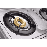 Usha Maxus Cooktop Gas Stove | 2 Burners | Silver | Gs2 001