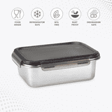 Milton Modulo Steel Rectangular Container 2300 | Silver