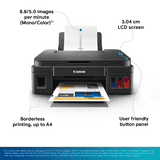 Canon Inkjet Printer with 2 Additional Ink bottle | Black | G2012