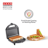 Usha Sandwich Toaster | 750 W | Black | ST4272 SSG
