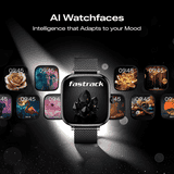 Fastrack Noir Rizz Smart Watch | Free Size | Black