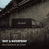 Marshall Middleton II Bluetooth Portable Bluetooth Speaker | Black and Brass