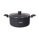 Nolta Aluminium Granite Biriyani Pot | 24CM | Multicolour