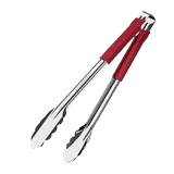Tramontina Utilita stainless steel tong | red rubber handle