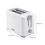 Usha Pop Up Toaster | 700 W | White | PT3720D
