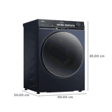 Haier Fully Automatic Front Load Washing Machine | 5 Star | 10 Kg | Black | HW100-DM14F9PBKU1