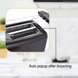 Usha iToast 2 Slice Pop Up Toaster | 650 Watt | Black