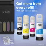 Epson EcoTank A4 Wi-Fi All-in-One Ink Tank Printer | Scanner | copy | Wi-Fi | Air Print | Black | L3352