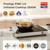 Prestige Infrared Cooktop 1.0 Induction Cooker | 2200 W | Black
