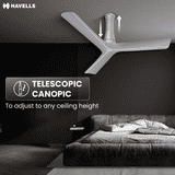 Havells Inveno LX BLDC Ceiling Fan | 1200 mm | Satin Mist