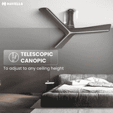 Havells Inveno LX BLDC Ceiling Fan | 1200 mm | Satin Brown