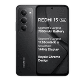 Redmi 15 5G | 8GB | 256GB | Midnight Black | NM1