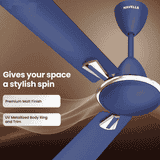 Havells Quick Air Neo Ceiling Fan | 1200 mm | Matt Blue