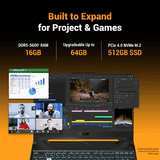 ASUS TUF Gaming A15 Laptop |  AMD Ryzen 7 170 | 16GB | 512GB | Graphite Black | FA506NCQ-IN080W