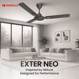 Havells Exter Neo Ceiling Fan | 1200 mm | Smoke Brown Cola